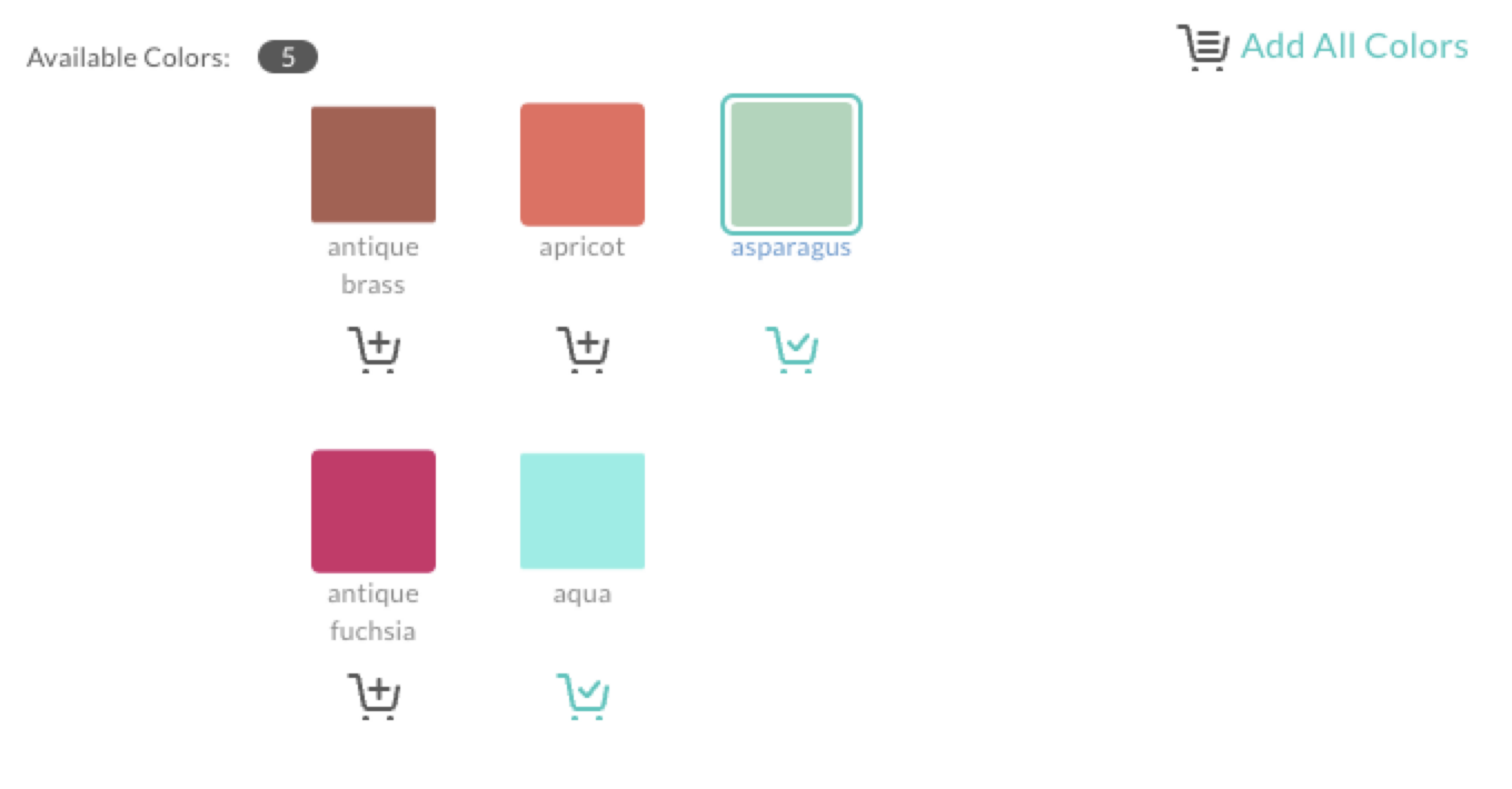 Add colorways.