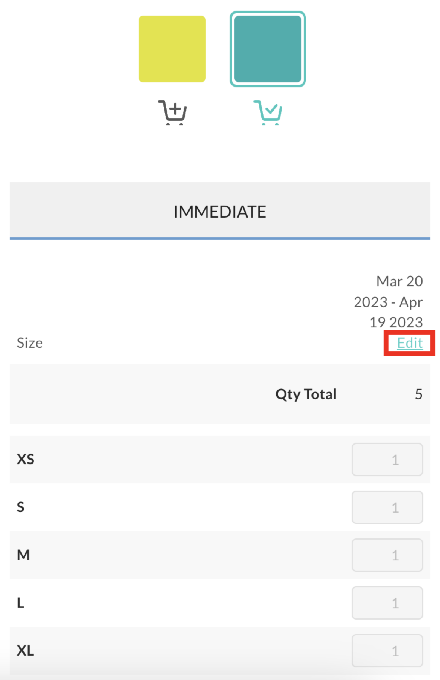 Order quantities in Product Details NuORDER Help Desk Home