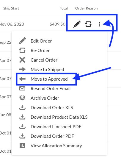 Move to Approved.
