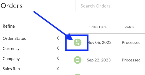 Select green icon.
