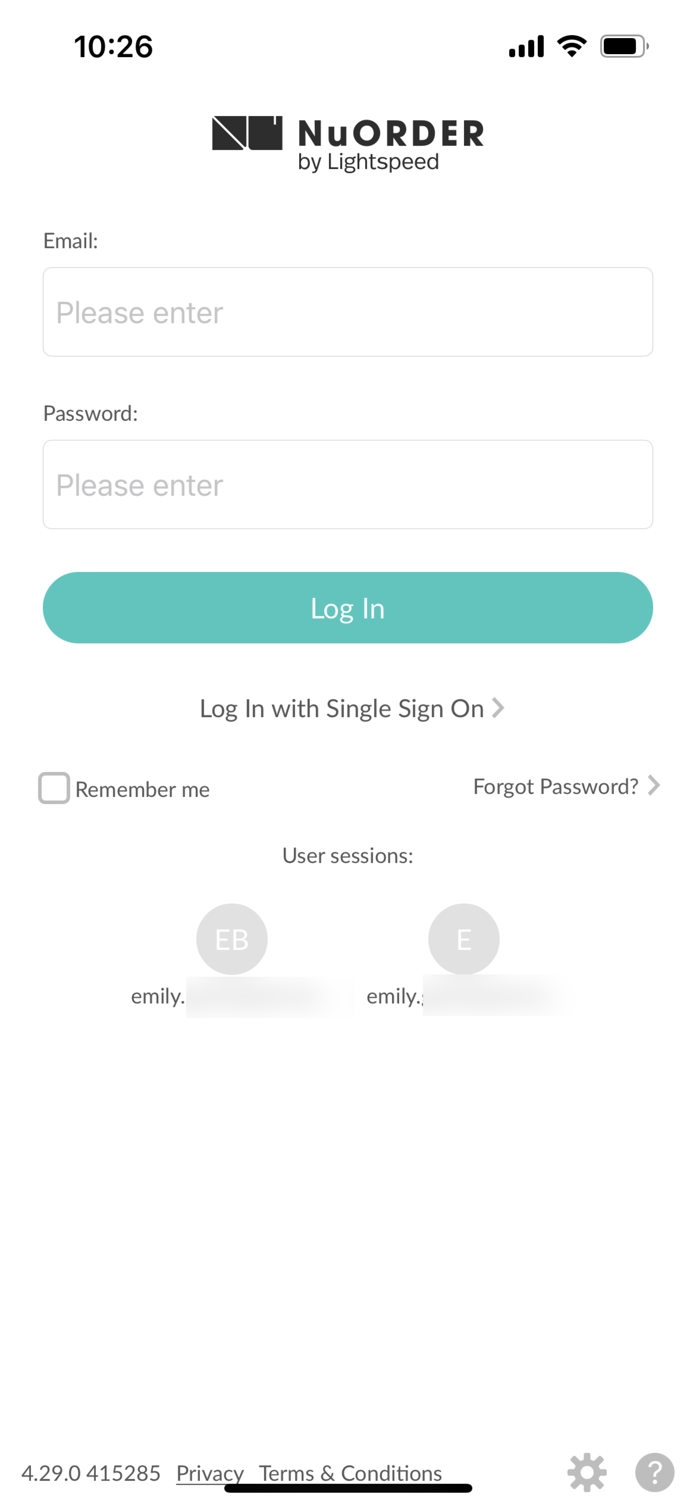 Login.