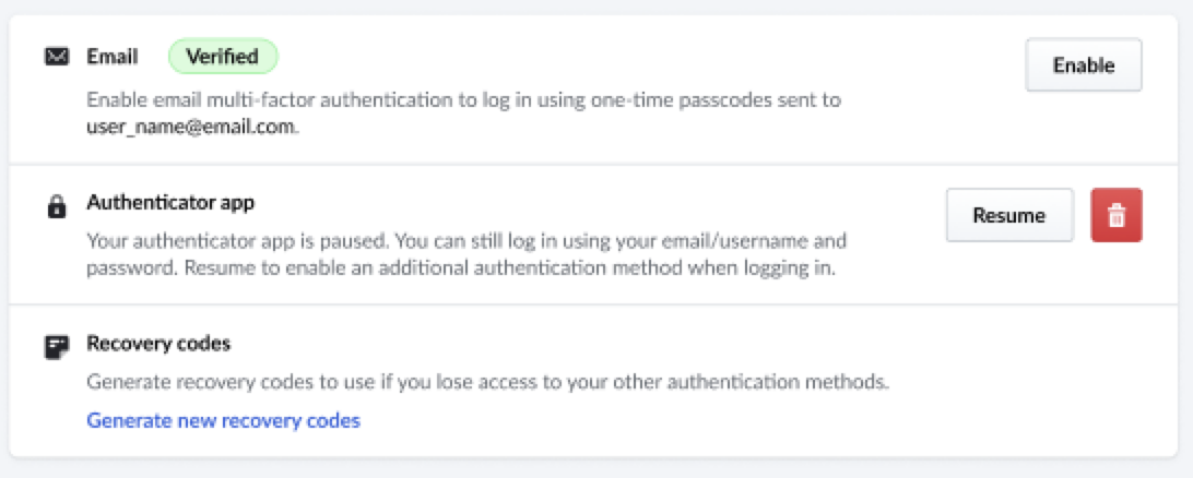 Remove authenticator app.