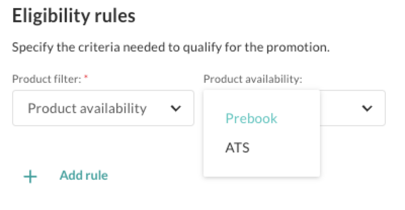 Product availabilty.