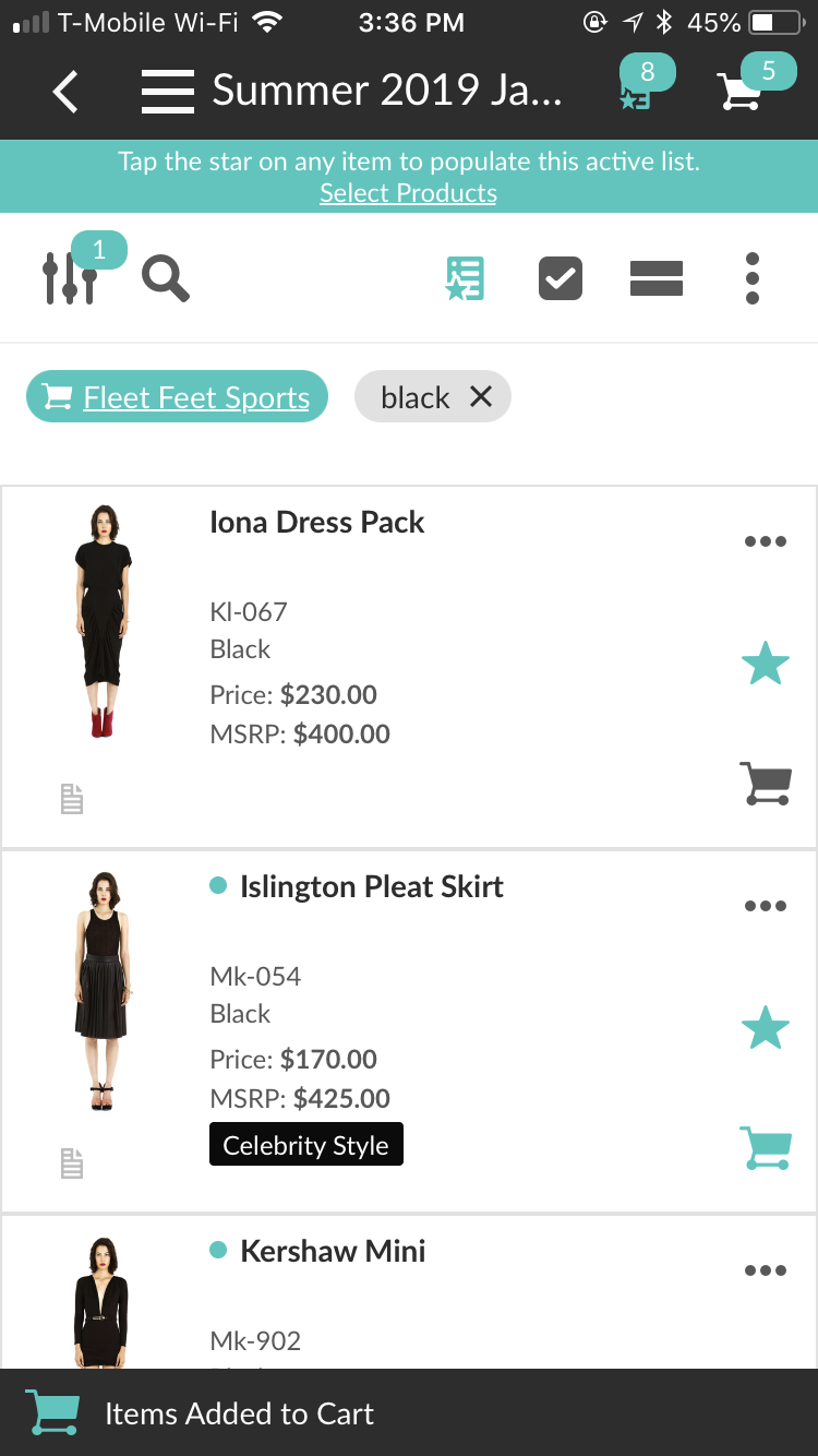 Bulk actions screen 3.