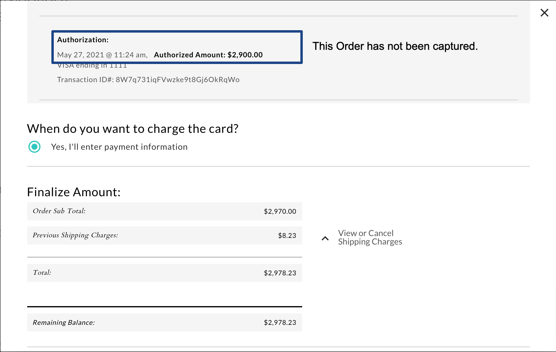 Canceling an authorized order – NuORDER Help Desk Home