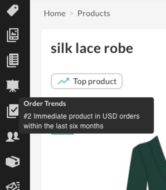 Image of a top ranked product on the Product Details page.