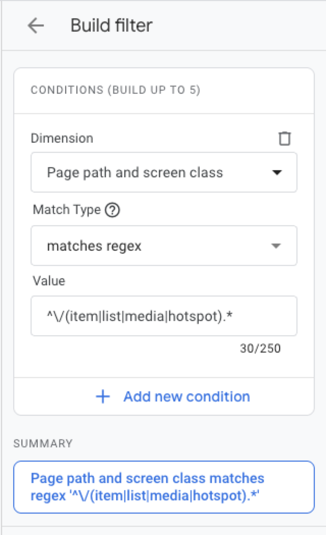 Image of Build filter.