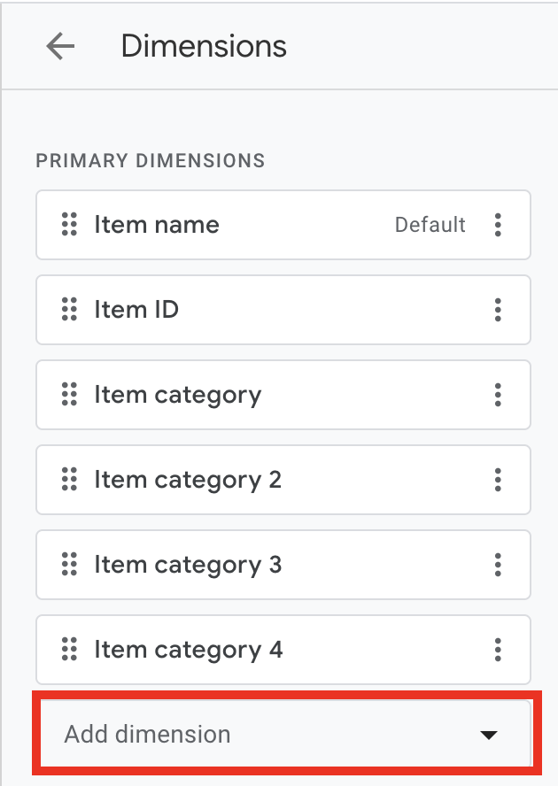 Image of Add dimension.