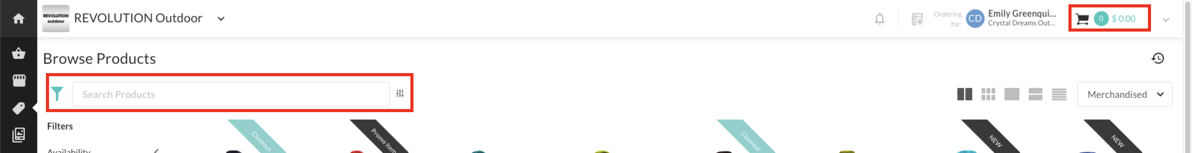 Search and Working Order.