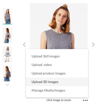 Upload 3D images.