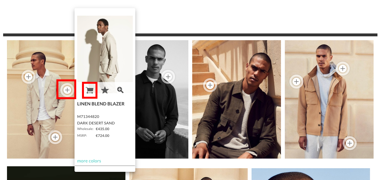 Image of outfits with hotspots.