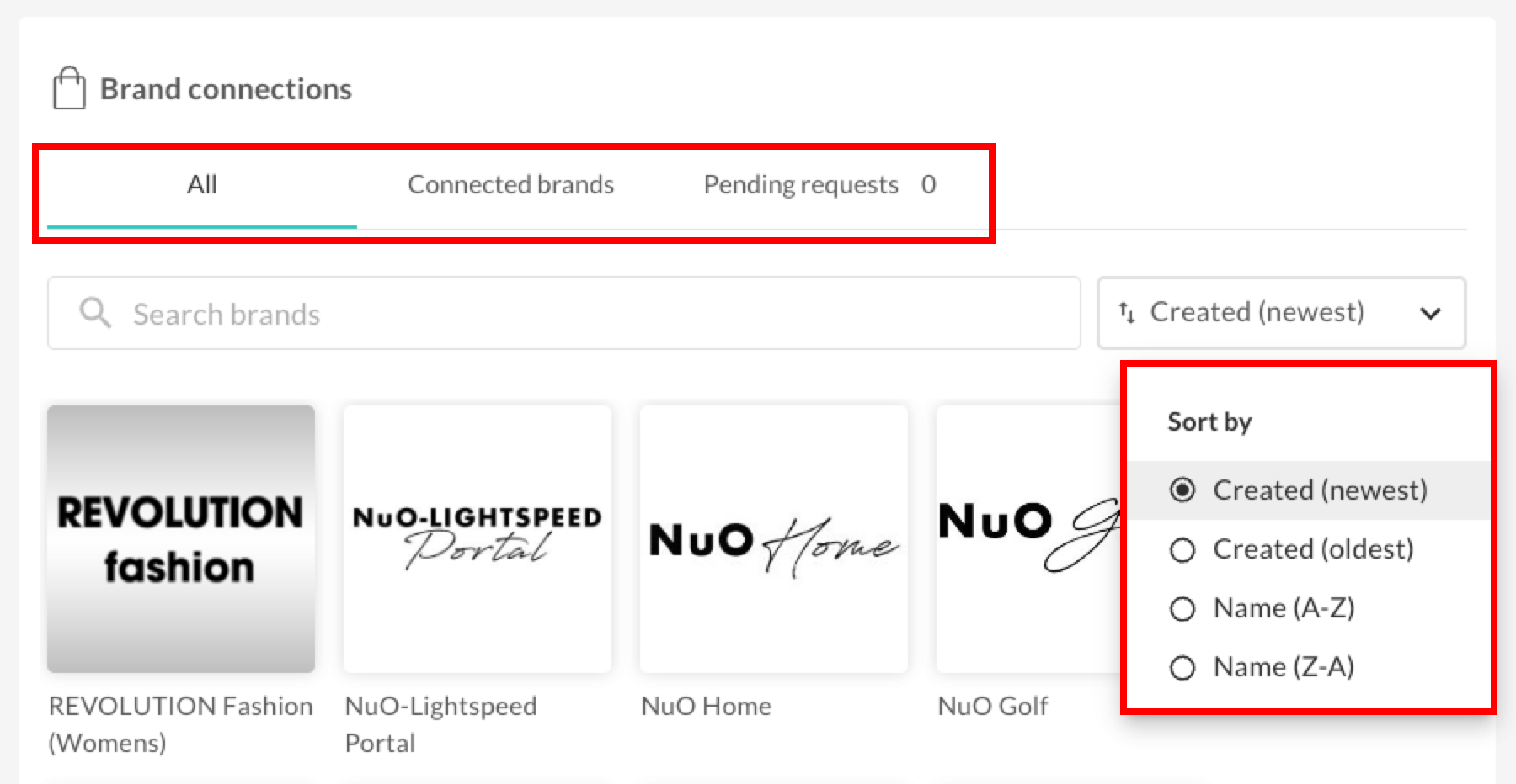 Image of Brand connections.