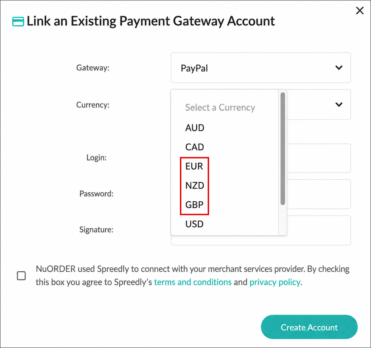 Image of gateway currencies.