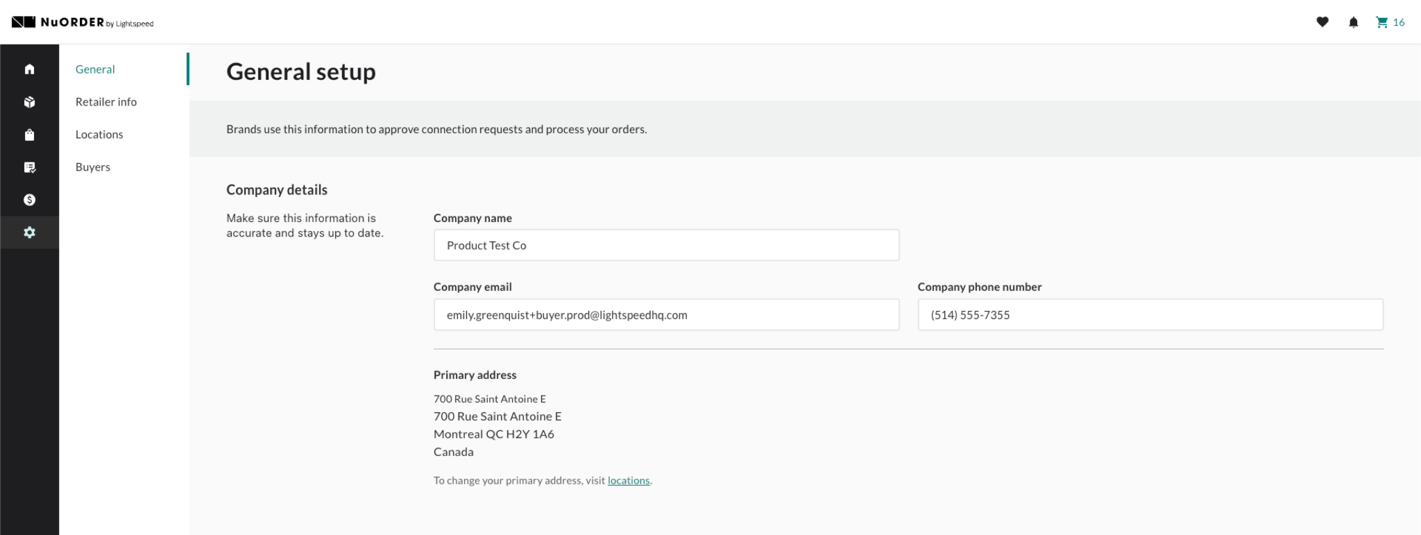 Image of Manage store profile pages.