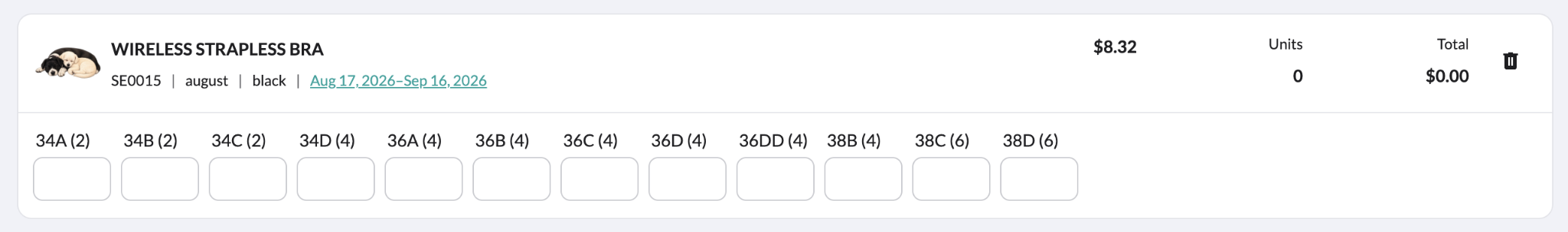 Image of oduct sold in packs.