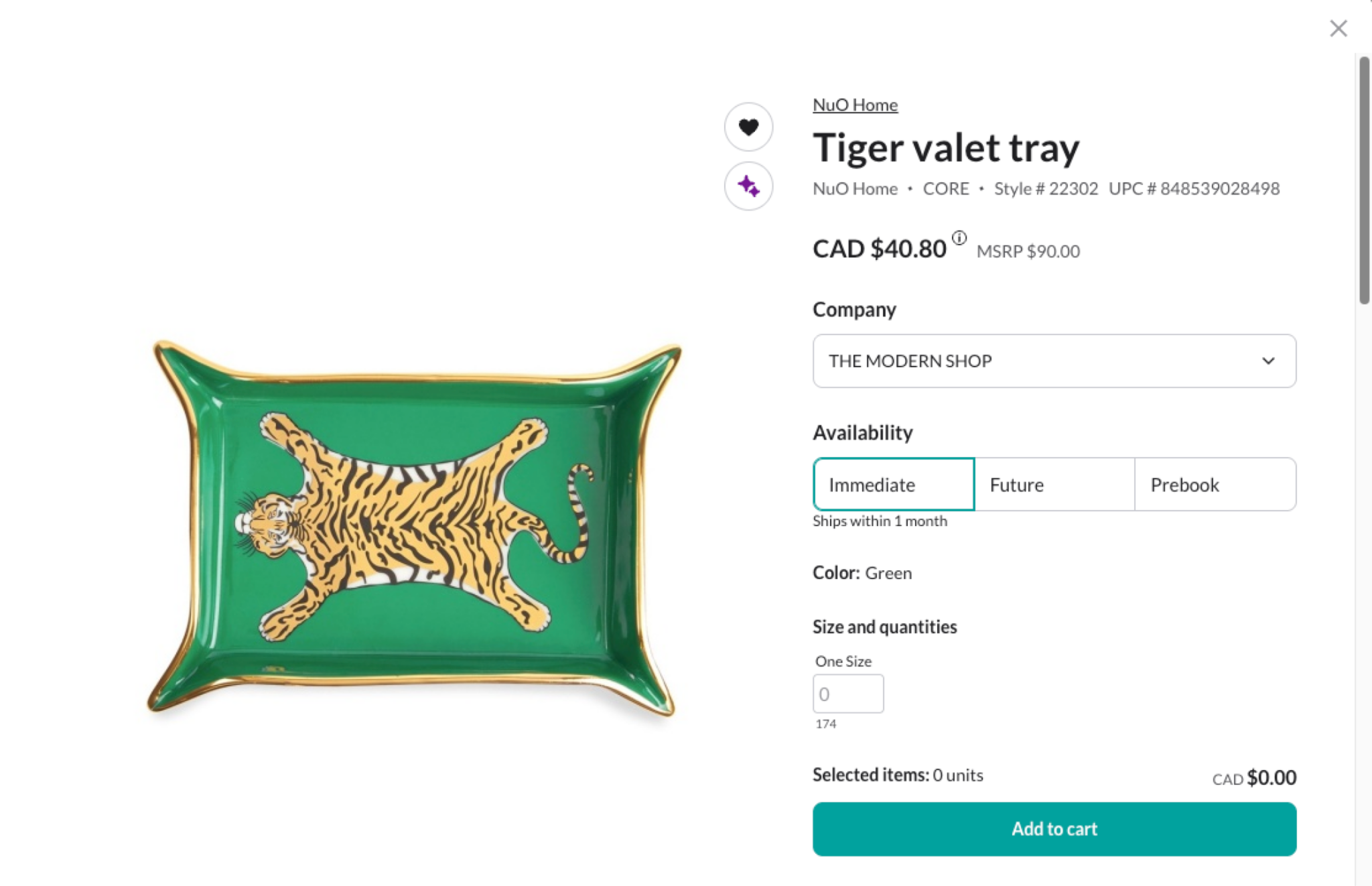 Image of the Product Details page.
