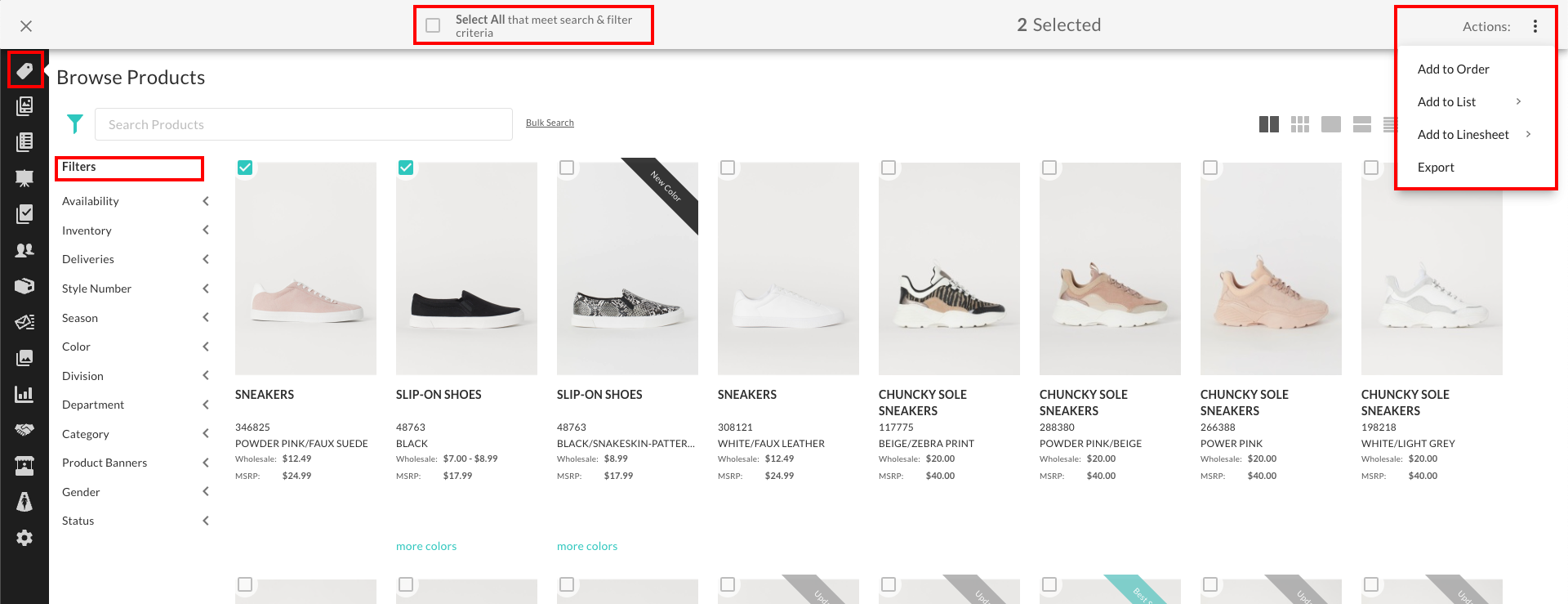Product Gallery.