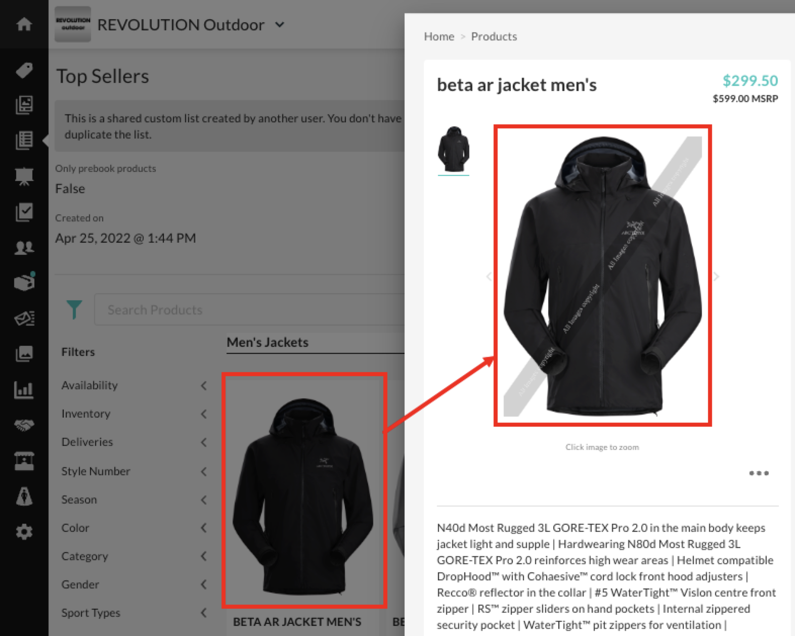 Watermark on image from Custom List.
