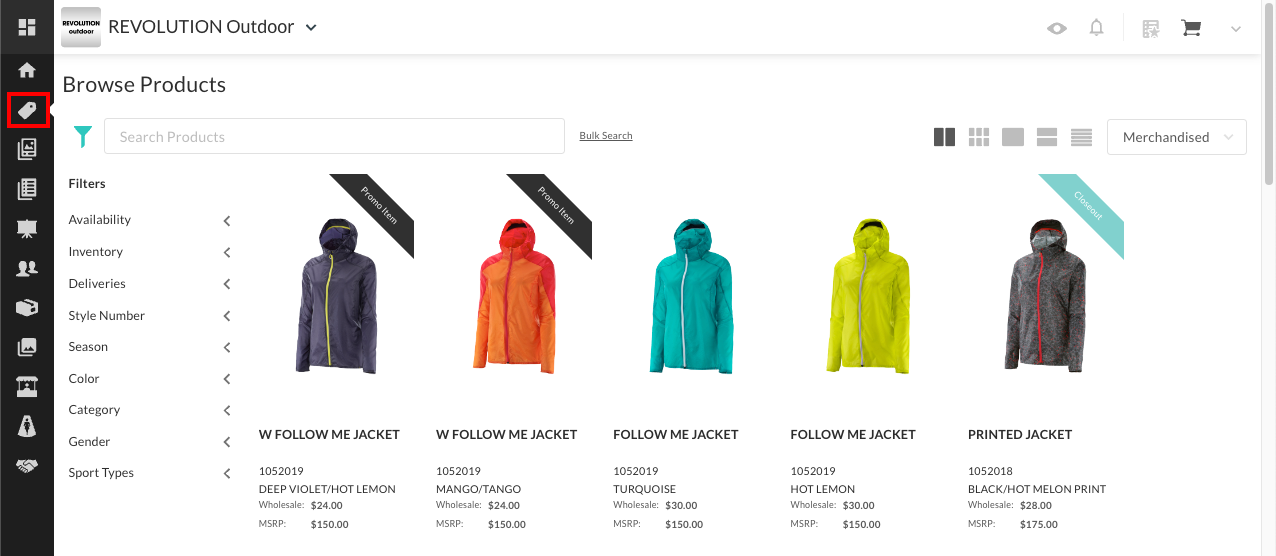 Product Gallery.