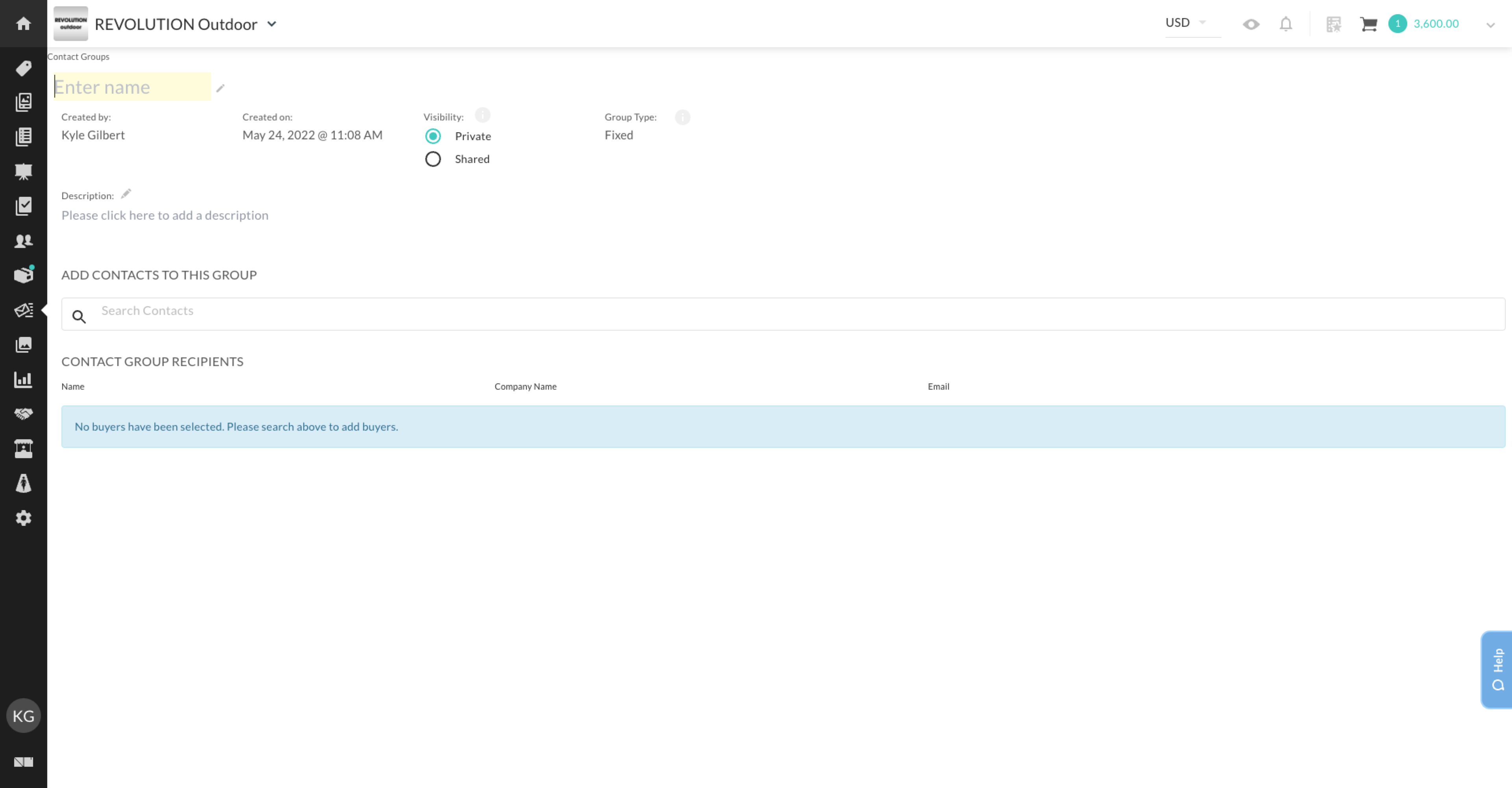 Configure a fixed group.