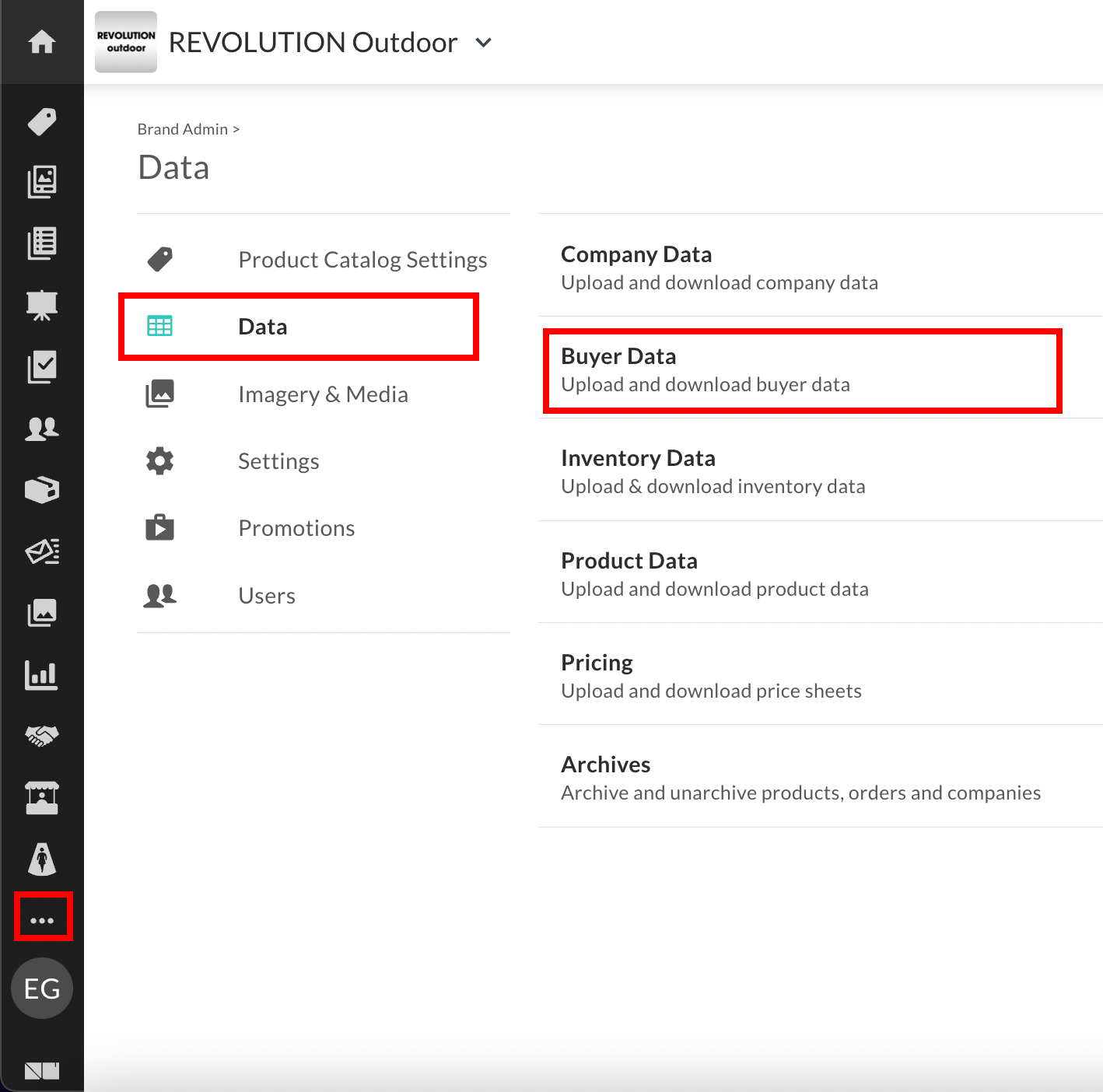 Buyer data overview NuORDER Help Desk Home