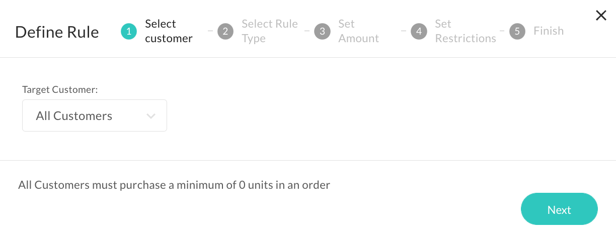 Select customers.